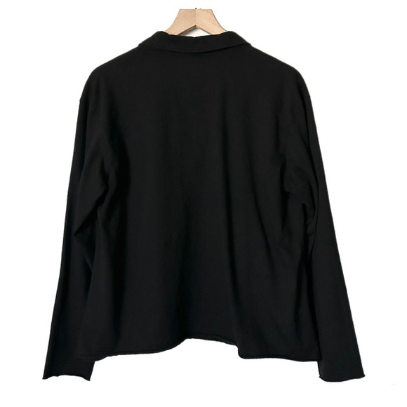 Frank & Eileen Patrick Popover Henley Heritage Jersey Tee Lab Black Cotton Large - Picture 3 of 7